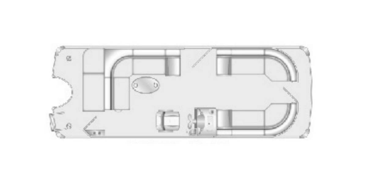 2020 Berkshire STS Series 23CL STS 2.75 Pontoon at Go Play RV and Marine STOCK# 49D920 Floor plan Layout Photo