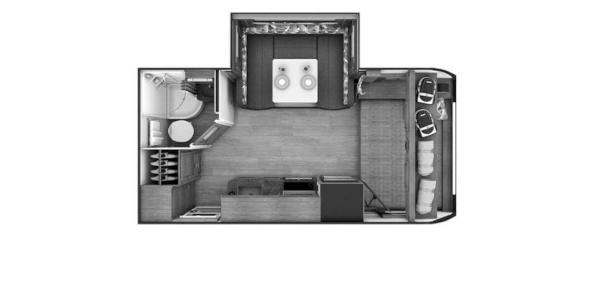 2021 Lance 1685 Travel Trailer at Go Play RV and Marine STOCK# 330181 Floor plan Layout Photo