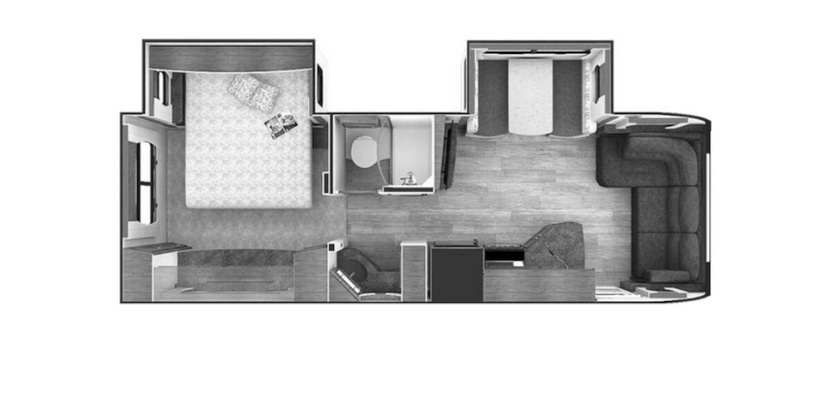 2021 Lance 2465 Travel Trailer at Go Play RV and Marine STOCK# 330615 Floor plan Layout Photo