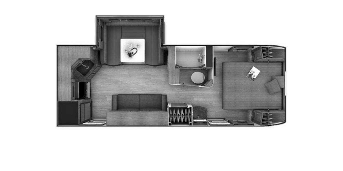 2021 Lance 2285 Travel Trailer at Go Play RV and Marine STOCK# 330952 Floor plan Layout Photo