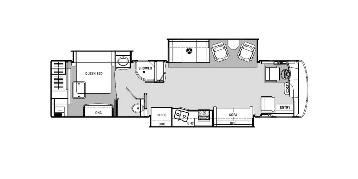 2011 Sportscoach Cross Country 390TS Class A at Go Play RV and Marine STOCK# AT5919 Floor plan Layout Photo