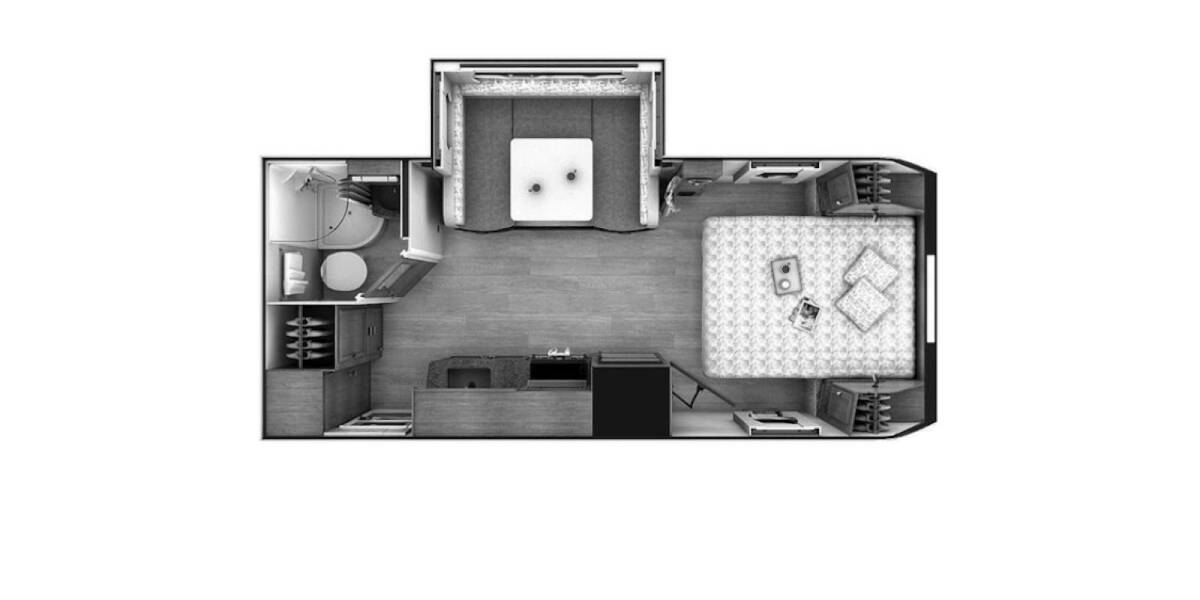 2021 Lance 1995 Travel Trailer at Go Play RV and Marine STOCK# 330318 Floor plan Layout Photo