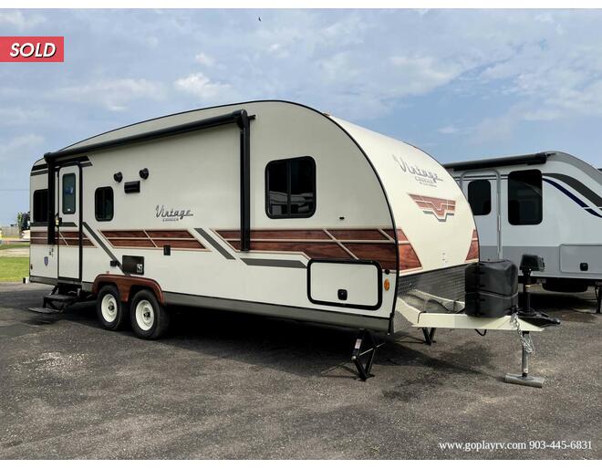 2021 Gulf Stream Vintage Cruiser 23RSS Travel Trailer at Go Play RV and Marine STOCK# 053848 Exterior Photo