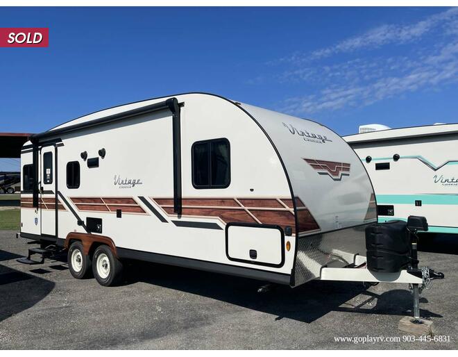 2022 Gulf Stream Vintage Cruiser 23RSS Travel Trailer at Go Play RV and Marine STOCK# 053851 Exterior Photo