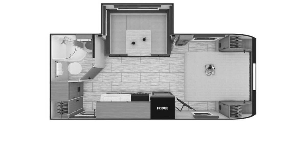 2022 Lance 1995 Travel Trailer at Go Play RV and Marine STOCK# 332526 Floor plan Layout Photo