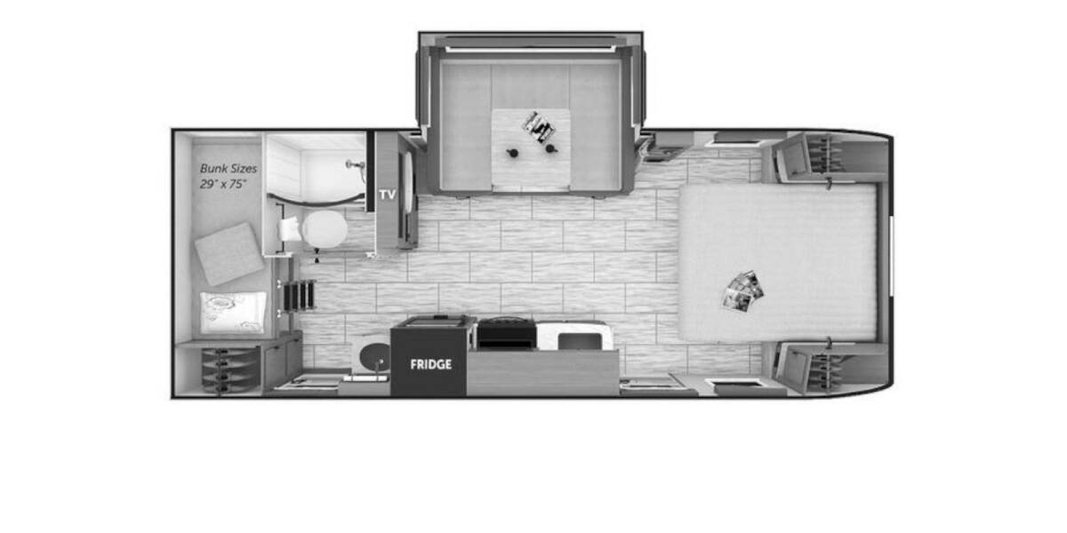 2022 Lance 2185 Travel Trailer at Go Play RV and Marine STOCK# 333238 Floor plan Layout Photo