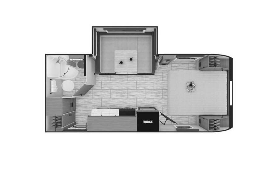 2022 Lance 1995 Travel Trailer at Go Play RV and Marine STOCK# 332998 Floor plan Layout Photo