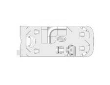 2023 Berkshire CTS Series 22A CTS Pontoon at Go Play RV and Marine STOCK# 67I223 Floor plan Image