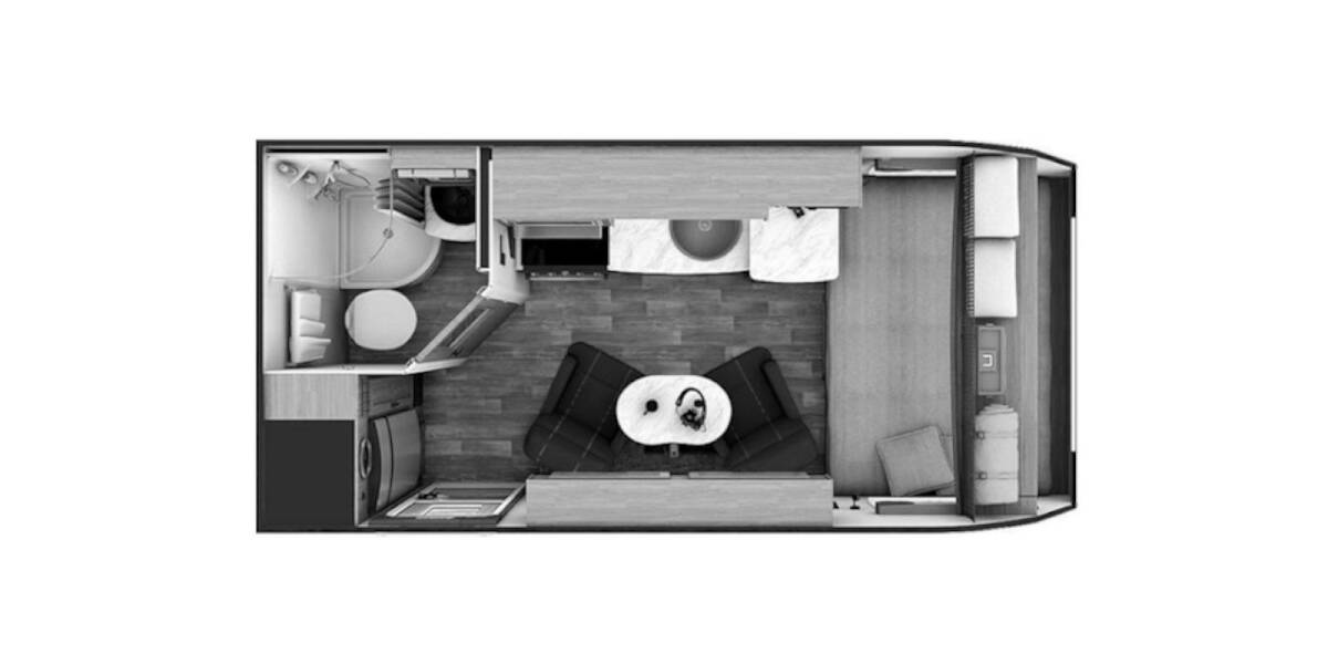 2021 Lance 1475 Travel Trailer at Go Play RV and Marine STOCK# 331157 Floor plan Layout Photo