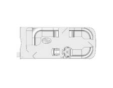 2023 Berkshire LE Series 22CL LE Pontoon at Go Play RV and Marine STOCK# 10K223 Floor plan Image