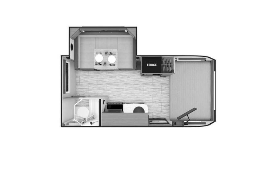 2023 Lance 1575 Travel Trailer at Go Play RV and Marine STOCK# 334725 Floor plan Layout Photo