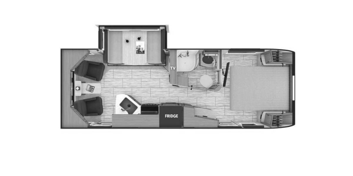 2023 Lance 2375 Travel Trailer at Go Play RV and Marine STOCK# 333952 Floor plan Layout Photo