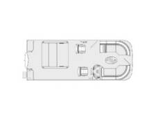 2022 Berkshire CTS Series 24UL CTS 3.0 Pontoon at Go Play RV and Marine STOCK# 90G122-A Floor plan Image