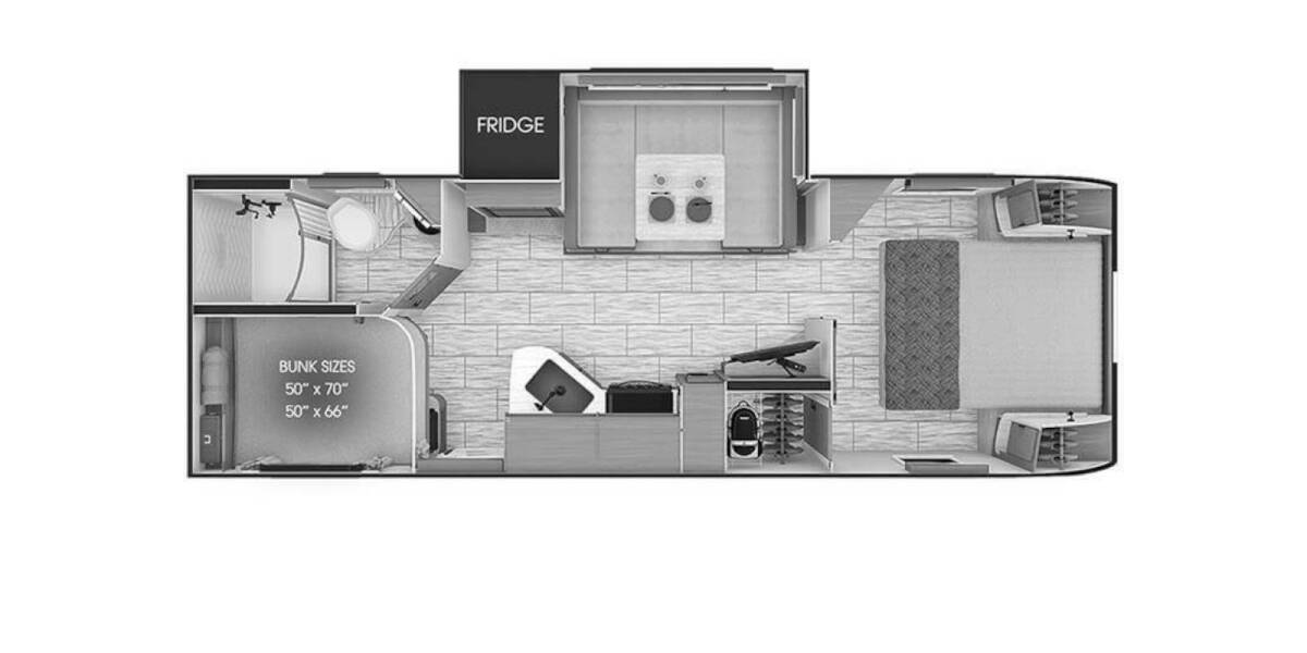 2024 Lance 2445 Travel Trailer at Go Play RV and Marine STOCK# 335461 Floor plan Layout Photo