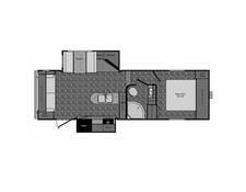 2016 CrossRoads Cruiser Aire 25SE Fifth Wheel at Go Play RV and Marine STOCK# 007989 Floor plan Image