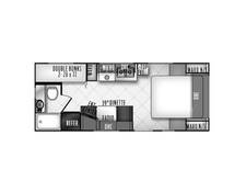 2018 Flagstaff Micro Lite 23LB Travel Trailer at Go Play RV and Marine STOCK# 421195 Floor plan Image