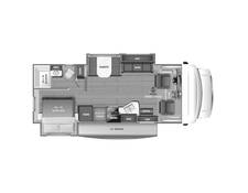 2023 Jayco Redhawk Ford E-450 26XD Class C at Go Play RV and Marine STOCK# D29780 Floor plan Image